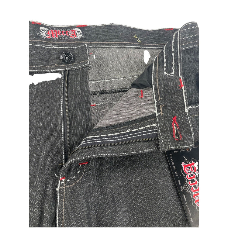 Men’s Vintage Mecca Black Baggy Jeans Size 38/32