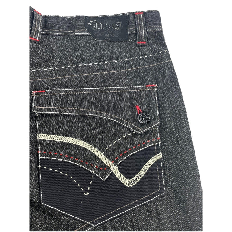 Men’s Vintage Mecca Black Baggy Jeans Size 38/32