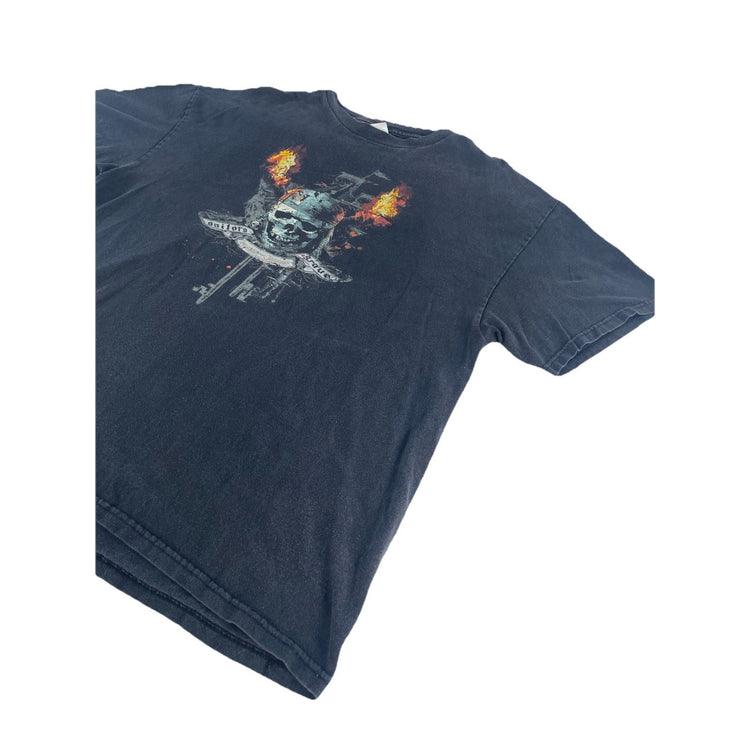 Mens Tennessee River Pirates Of The Caribbean Graphic Tee Black Size Xl