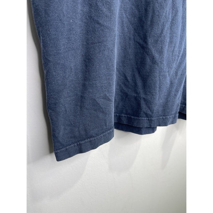 Adult VTG 2000s Houston Texans Graphic NFL Football Short Sleeve Blue Tee Sz L