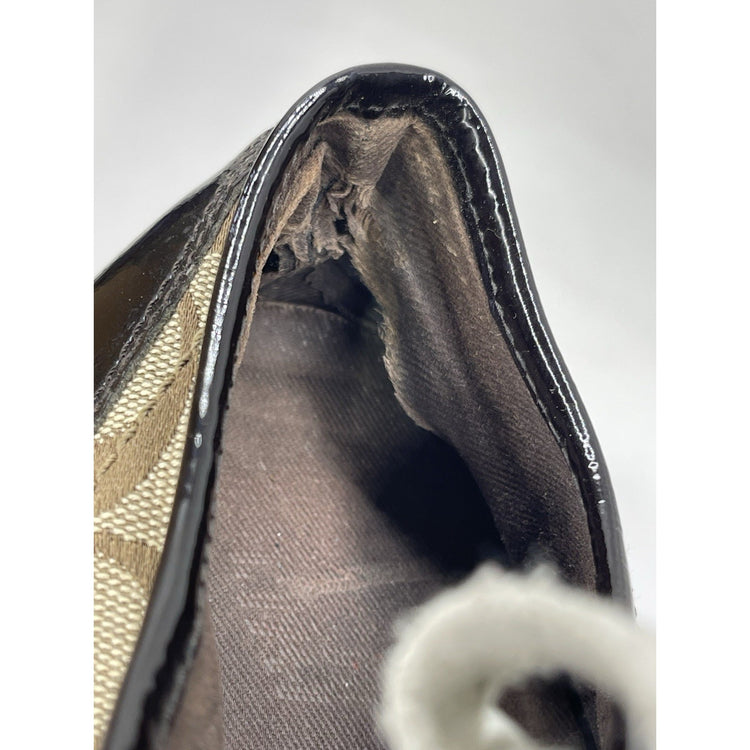 WOMENS COACH SIGNATURE Folly LACE UP TENNIS ATHLETIC FASHION SHOE Size 8