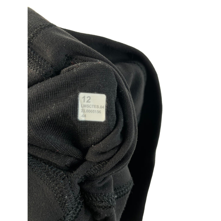 Womens Lululemon Solid Black Ankle Leggings Size 12