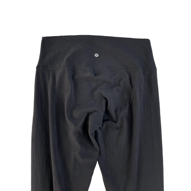 Womens Lululemon Solid Black Ankle Leggings Size 12