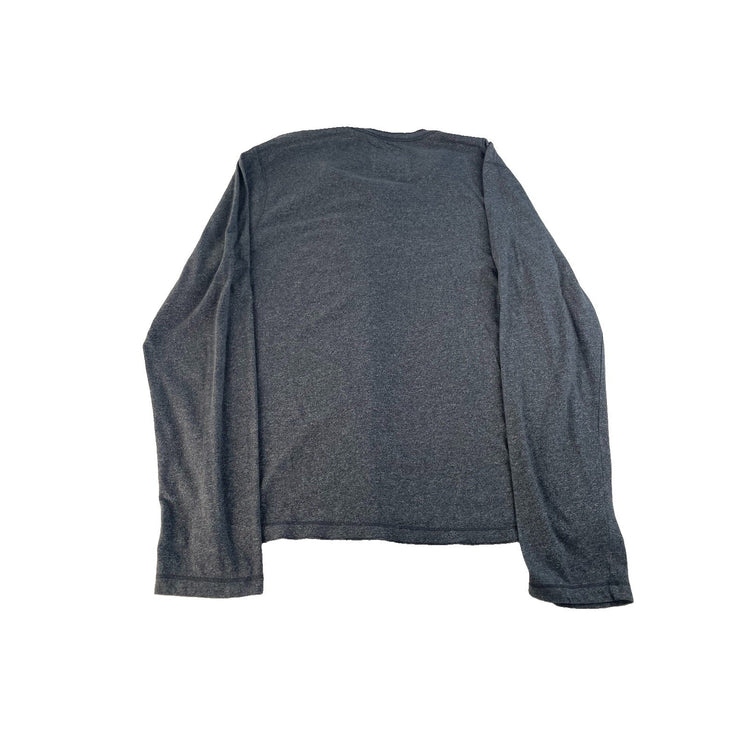 Mens Abercrombie & Fitch Gray Long Sleeve T Shirt Size Large
