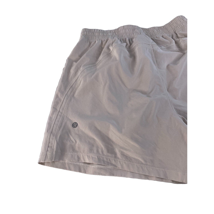 Men's Lululemon Athletic Training Shorts Beige Size M