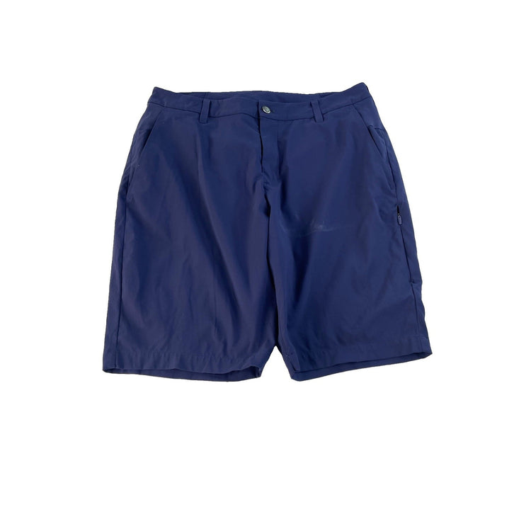 Men’s Lululemon ABC Performance Fabric Technical Golf Shorts Blue 33