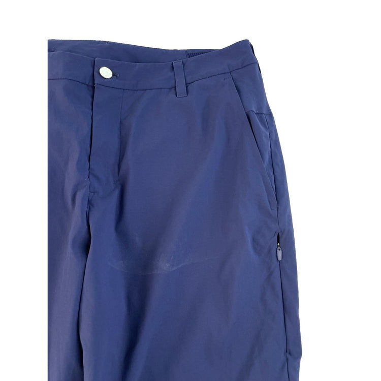 Men’s Lululemon ABC Performance Fabric Technical Golf Shorts Blue 33
