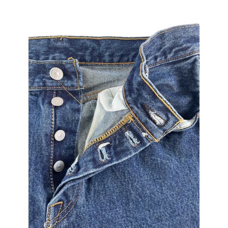 Mens Levis 501 Blue Denim Jeans Size 30