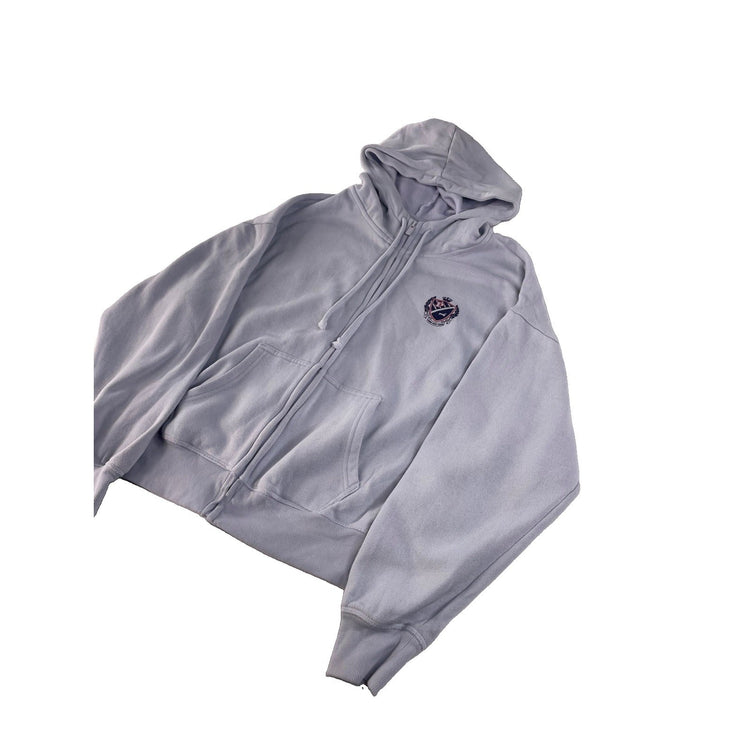 Womens PINK Victorias Secret Gray Zip Up Jacket Size XS