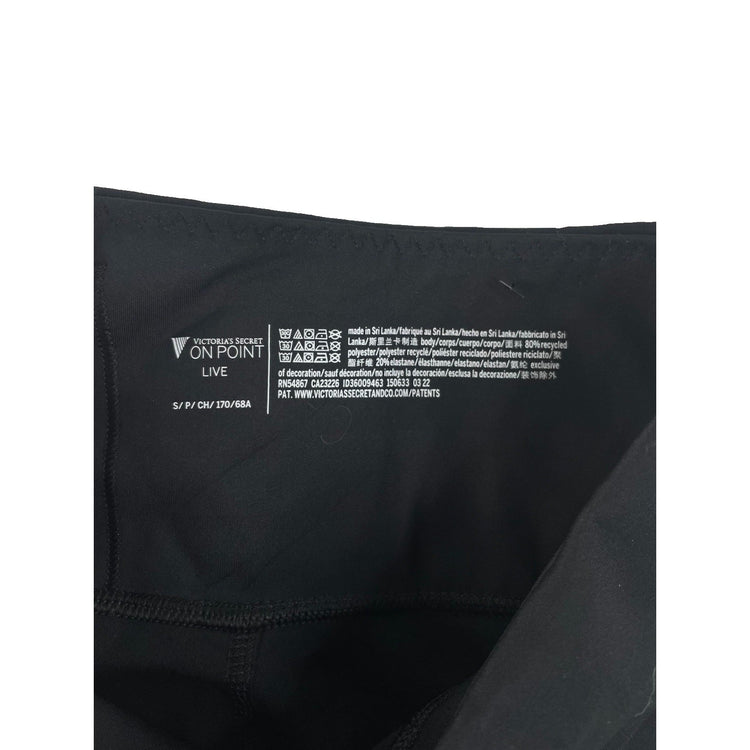 Womens Victorias Secret On Point Live Black Leggings Size Small