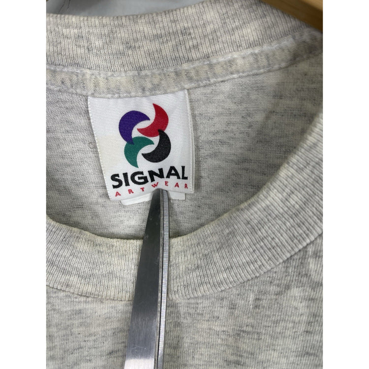 Vintage 1993 Warner Bros. Single Stitch Wile E. Coyote Gray T-Shirt Men's Size L