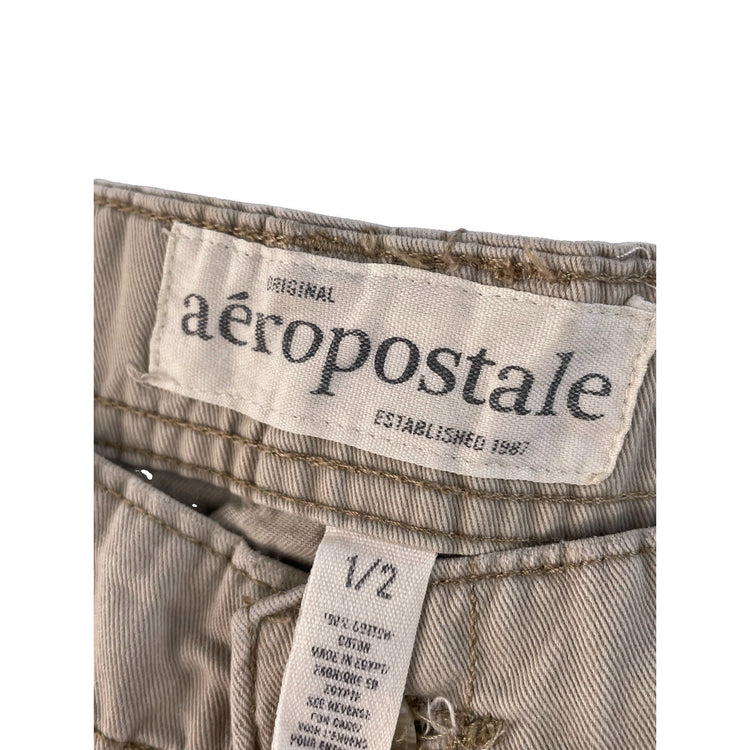 Womens Aéropostale Khaki Shorts Size 1/2