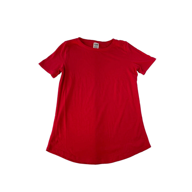 Womens PINK Victoria Secret Basic T-shirt Red Size S