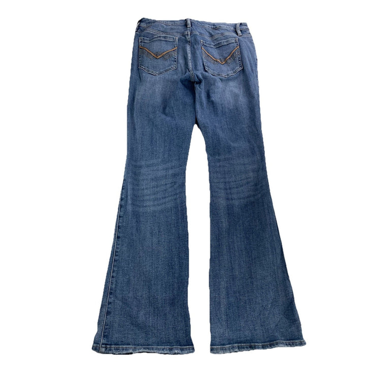 Womens IDYLLWIND Relaxed Bootcut Light Wash Blue Jeans Size 12x34