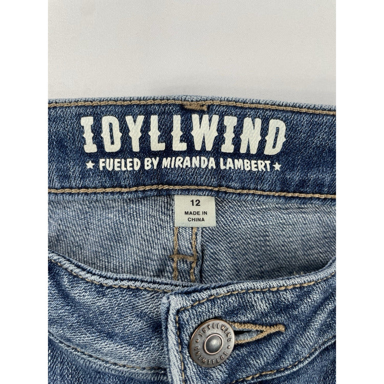 Womens IDYLLWIND Relaxed Bootcut Light Wash Blue Jeans Size 12x34
