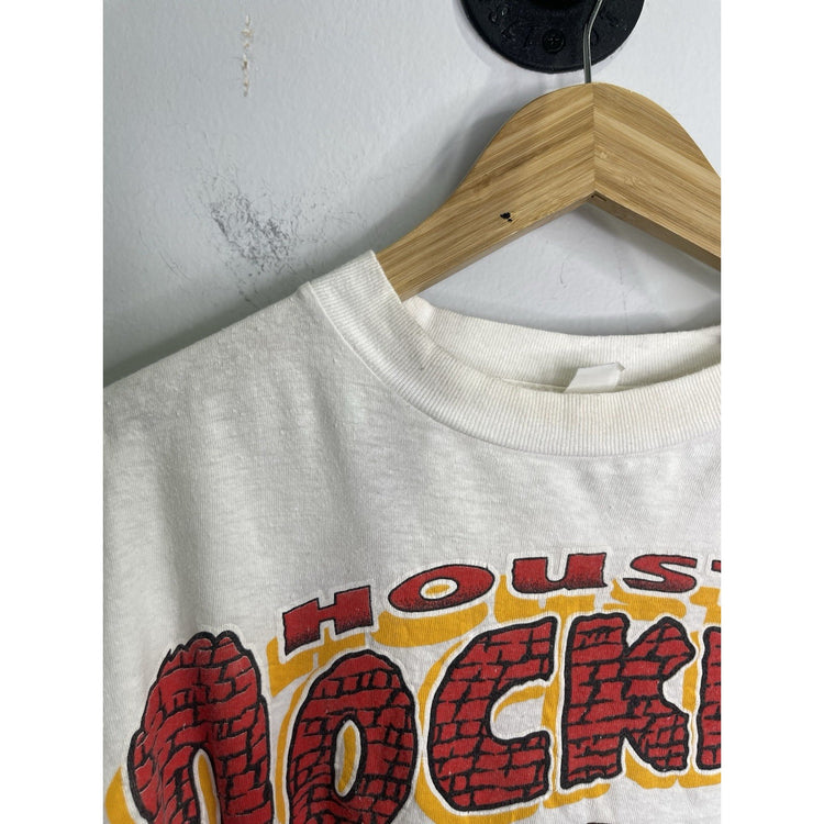 Houston Rockets 90s NBA Finals Western Conference Back To Back Champs Tee Sz L