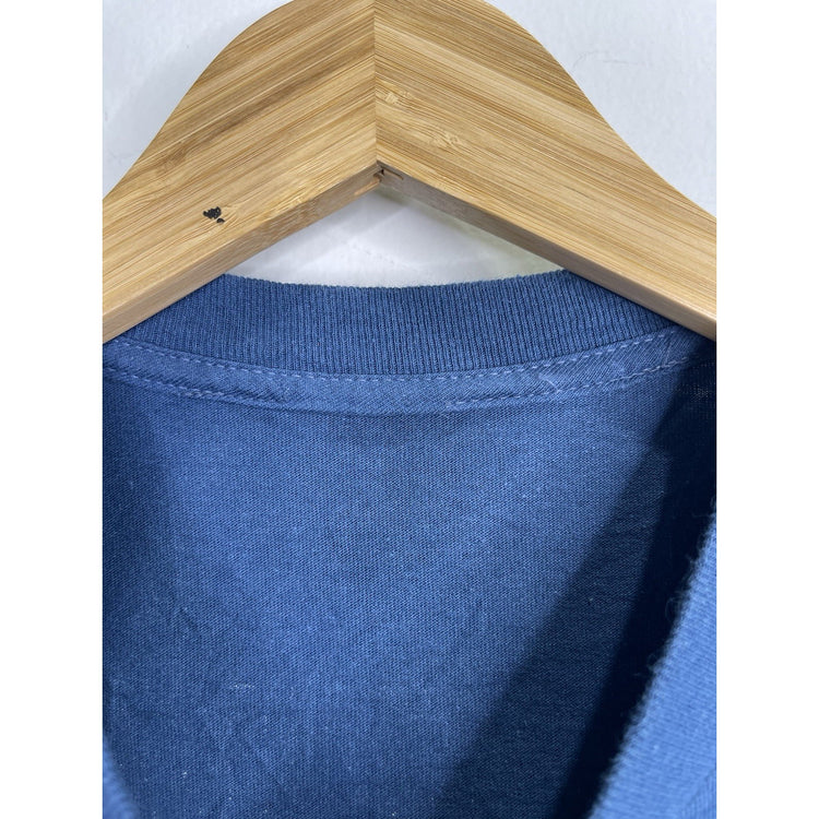 Men’s Bull riding Navy Blue Wrangler Double Sided Graphic T Shirt Sz L