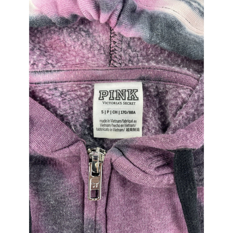 Womens Victoria’s Secret PINK Tie Dye Zip Up Jacket Size Small