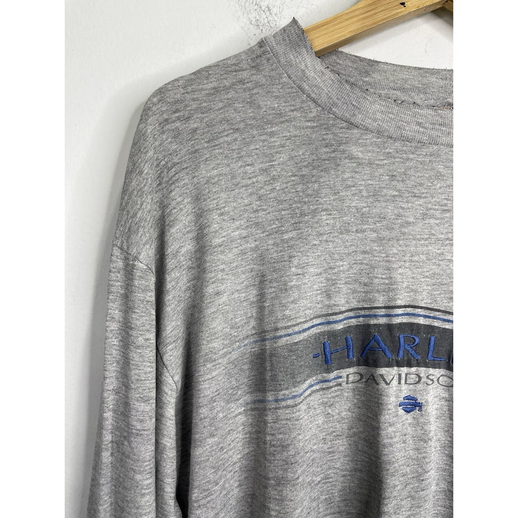 Vintage Harley Davison Made In Usa Long Sleeve T-shirt Size L