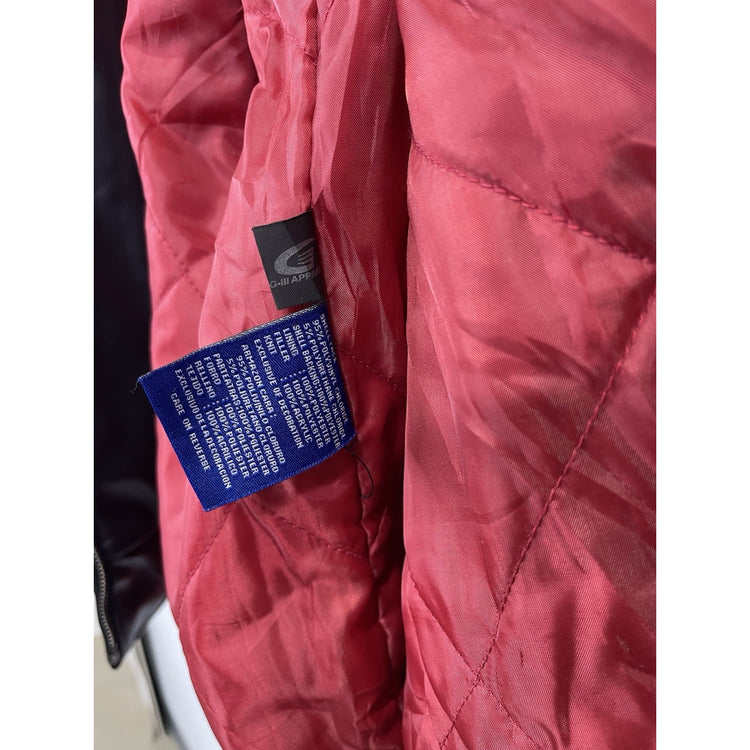 Men’s Vintage Leather G Sports Houston Astros Lined Bomber Jacket Sz L