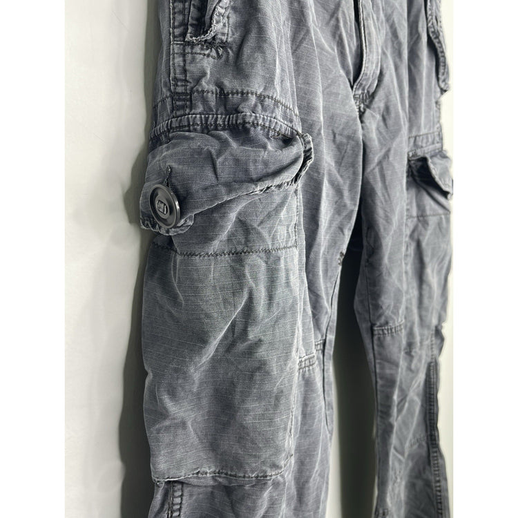 Men’s Vintage Polo Ralph Lauren Pants Blue Cargo Workwear Trooper Sz 34x29