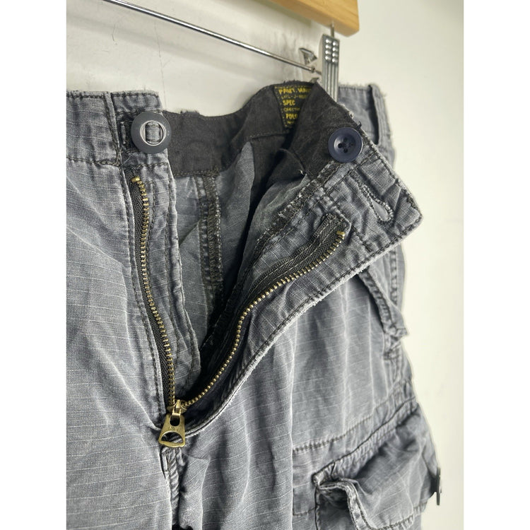 Men’s Vintage Polo Ralph Lauren Pants Blue Cargo Workwear Trooper Sz 34x29