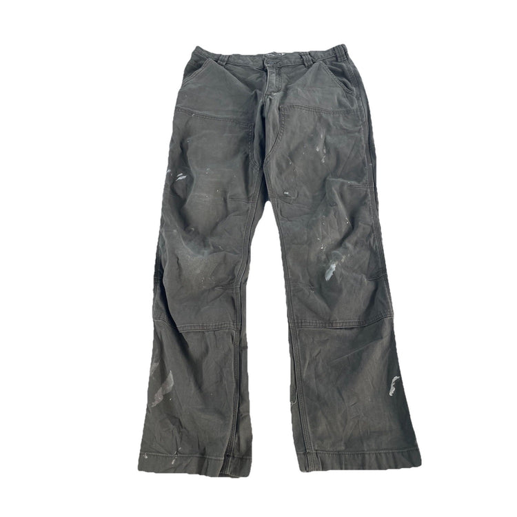 Mens Carhartt Relaxed Fit Dark Gray Rugged Flex Cargo Work Pants Size 32x30