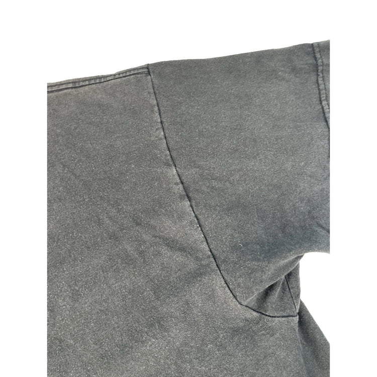 Men's Vintage Style "Respect the Game" Basketball Graphic Black T-Shirt Size XXL