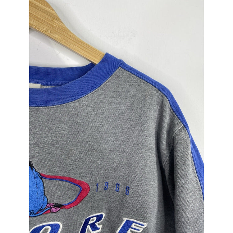 Men’s Vintage The Disney Store Eeyore Sweatshirt Crewneck Winnie The Pooh Sz M