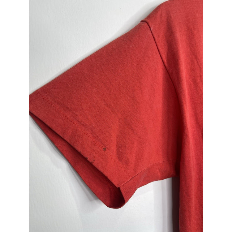 Men’s Vintage Red The Houston Post Short Sleeve Graphic T Shirt Sz XL