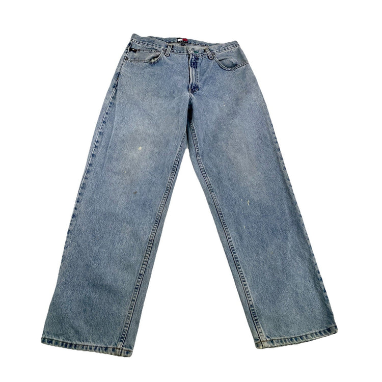 Men’s Vintage Tommy Hilfiger Relaxed Light Wash Jeans Size 34/30