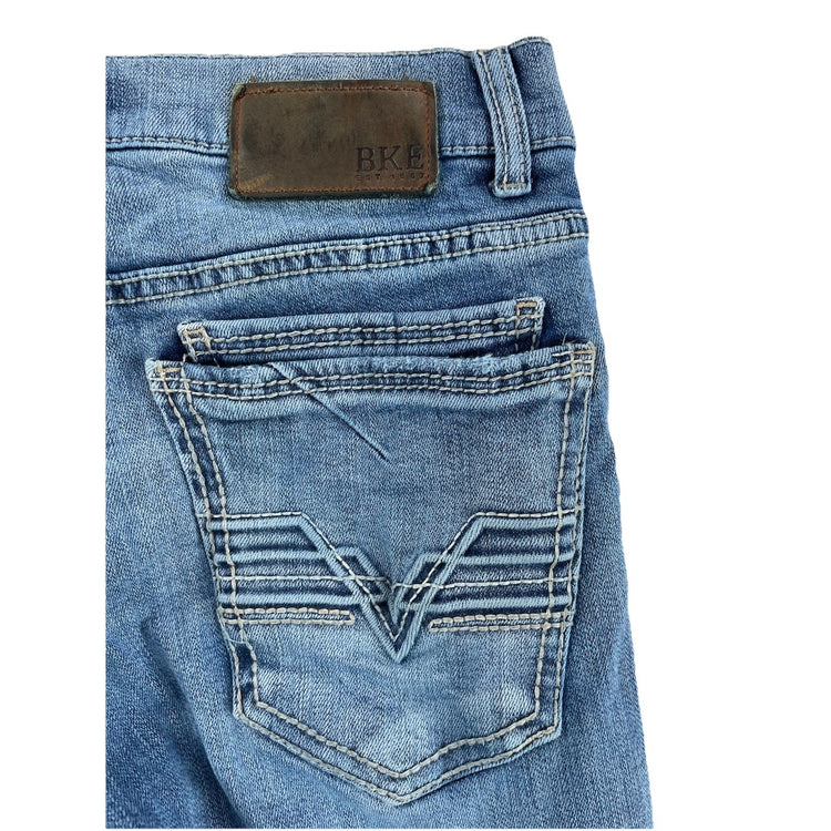 Mens BKE STaight Slim Straight Blue Jeans Size 29x30
