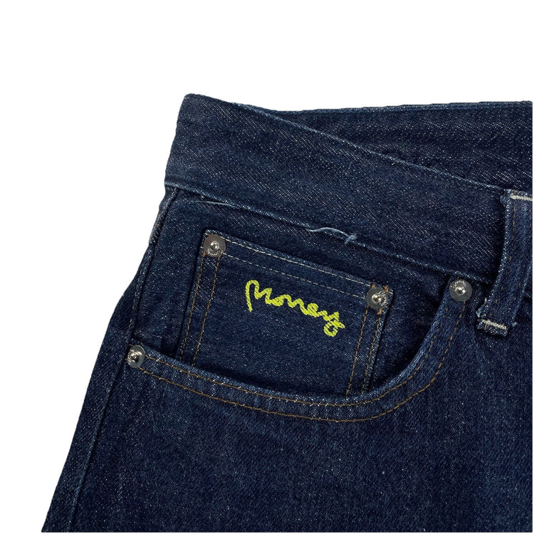 Mens Y2k Early 2000s Money Clothing Baggy Blue Jeans Size 38