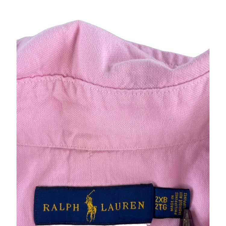 Mens Ralph Lauren Classic Pink ButtonUp Shirt Size 2XB