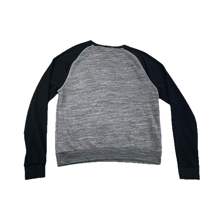 Women’s PINK Victoria Secret Gray & Black Sweatshirt Size S