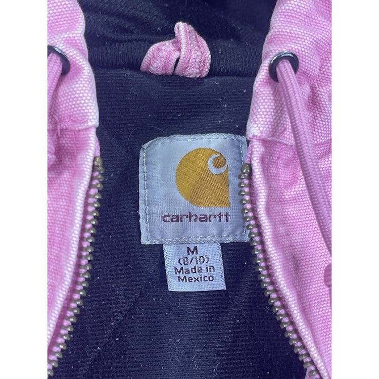 Carhartt Women’s Pink Canvas Active Jacket (WJ130 PKR) - Medium 8/10