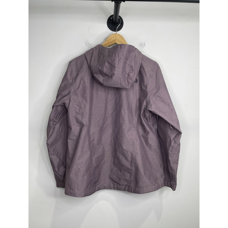 Women’s The North Face Purple Heavy Hooded Windbreaker Sz L