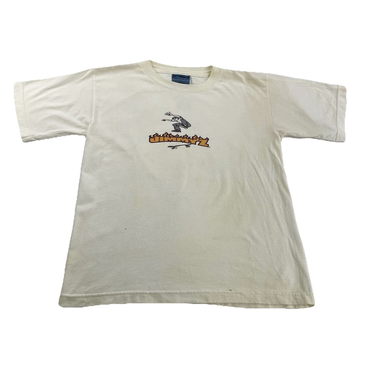 Men’s Vintage Jimmy’z White Tee Size E