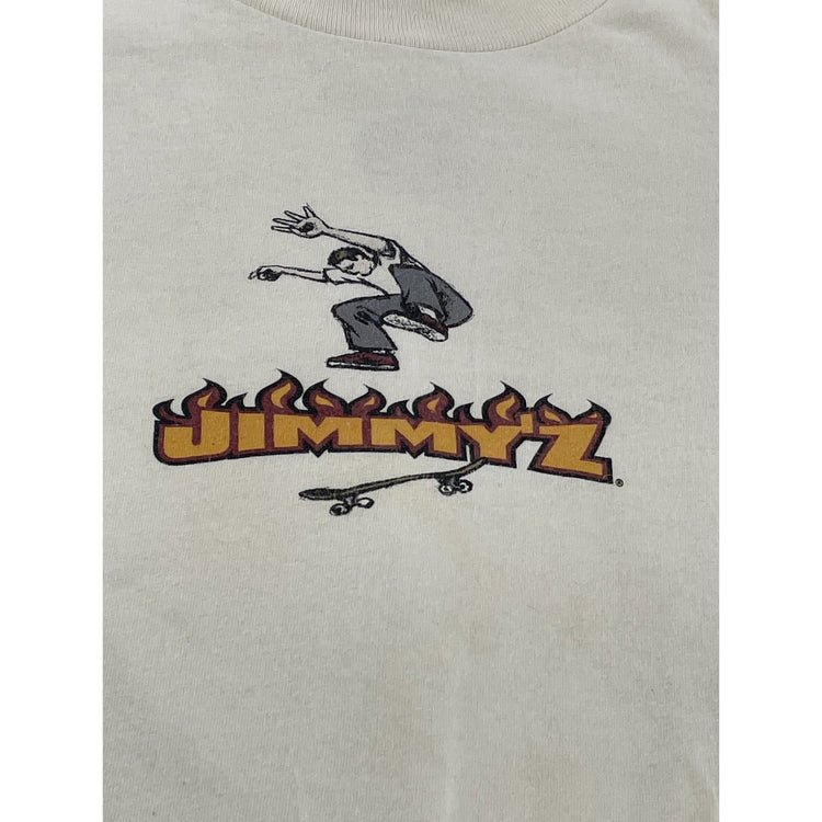 Men’s Vintage Jimmy’z White Tee Size E