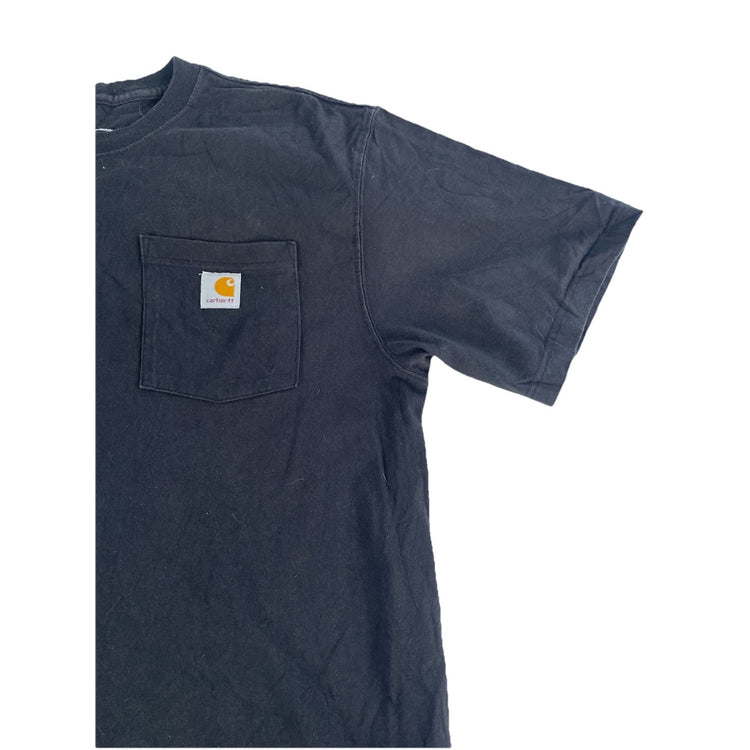 Mens Carhartt Short Sleeve Black T Shirt Size Large