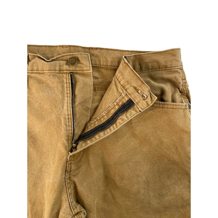 Men's Dickies Carpenter Pants Tan Duck Canvas Jeans Size 32x32
