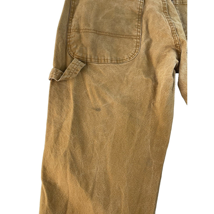Men's Dickies Carpenter Pants Tan Duck Canvas Jeans Size 32x32