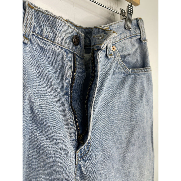 Adult Vintage Levi Strauss & Co. 550 Orange Tab Light Wash Denim Shorts 33x10