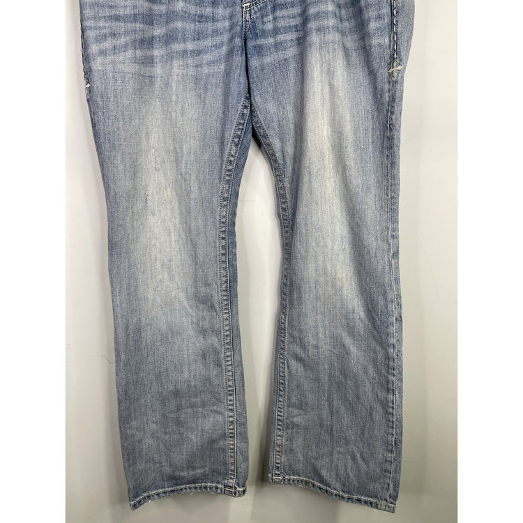 Men’s Affliction Cooper Long Blue Denim Jeans Size 38