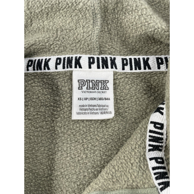 Women’s Victoria’s Secret PINK Sage Green Zip-Up Jacket Size XS