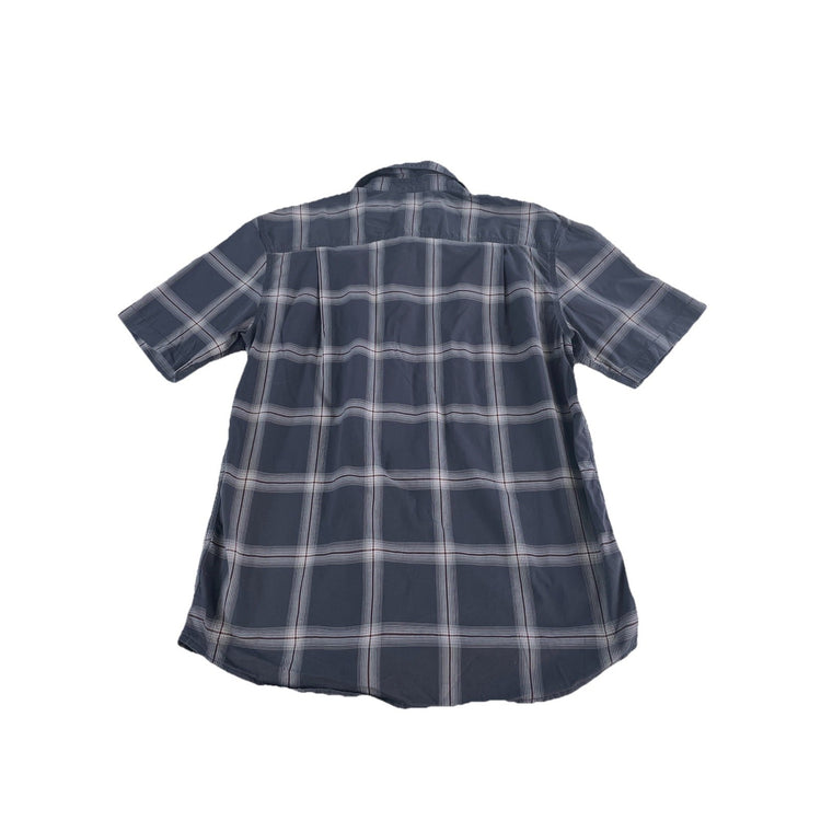 Mens Carhartt Classic Multicolor Plaid Button-Up Shirt Size L
