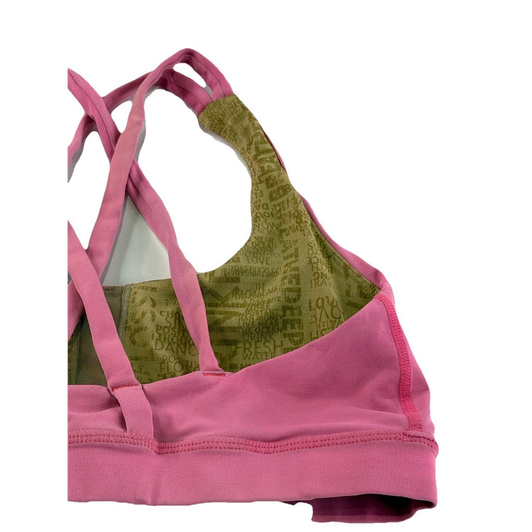 Women’s Lululemon Size 4 Pink Sports Bra