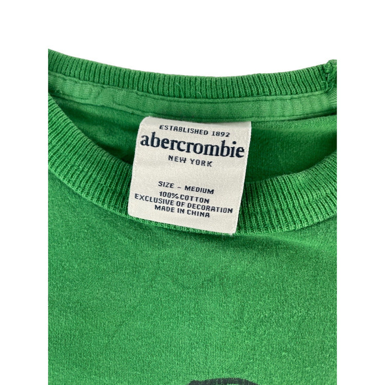 Men's Abercrombie & Fitch Striped V-Neck Muscle Fit T-Shirt Pink Size S