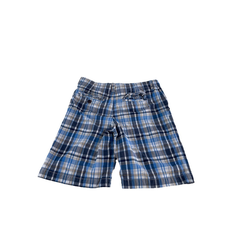 Mens Aeropostale Multicolor Plaid Patter Flat Front Shorts Size 36