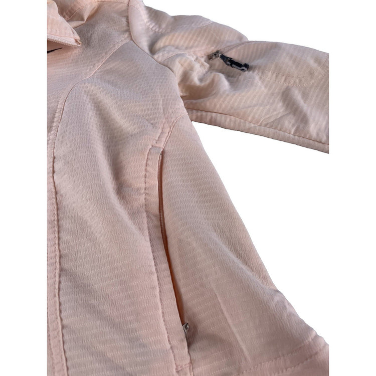Womens Vintage Y2K Nike Fit Tech Dry Pink Full Zip Track Jacket Size XS